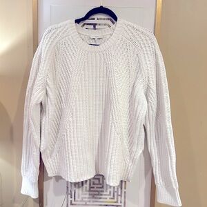 Vince White Crew Neck Sweater